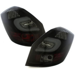 Диодни стопове SKODA FABIA II 5 врати (2007-2014) - опушени