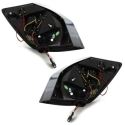 Диодни стопове SKODA FABIA II 5 врати (2007-2014) - опушени