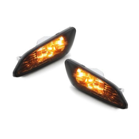 Кристални мигачи Alfa 156 - черен хром