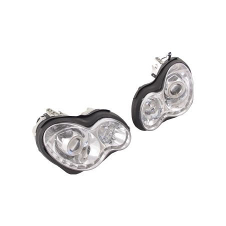 Кристални фарове с диоди за Mercedes C-CLASS W203 (2000-2004)