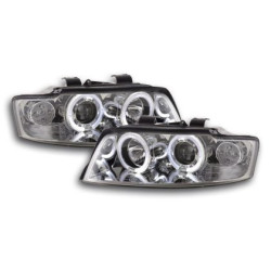 Кристални фарове  Angel Eyes AUDI A4 (2001-2004) - хром