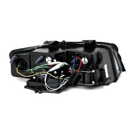 Кристални фарове за Audi A4 (2001-2004) - черни