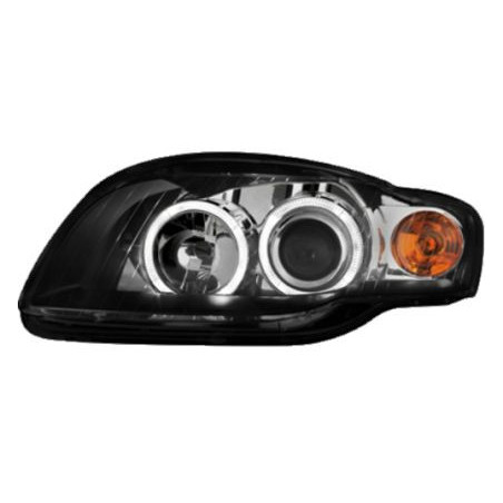 Кристални фарове  AUDI A4 (2004-2008) - черни