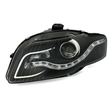 Кристални фарове за Audi A4 B7 (2004-2008) - черни