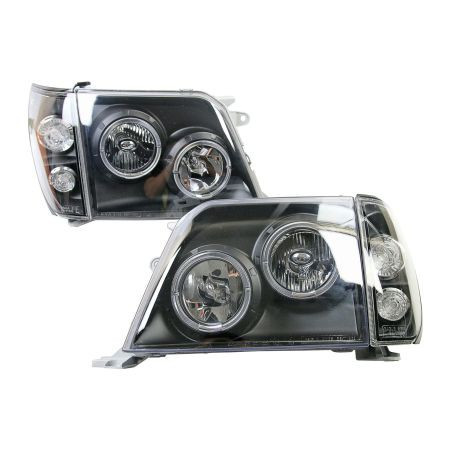 Кристални Фарове TOYOTA LAND CRUISER FJ90 (1996-2003) - черни