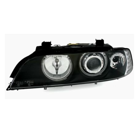 Кристални фарове с Ангелски Очи CCFL за BMW E39  (1995-2003) - черни