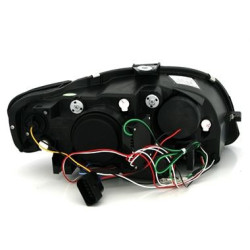 Кристални фарове за Audi A4 B7 Lightbar Design (2004-2008) - черни