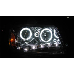 Кристални фарове Jeep Grand Cherokee (1999-2005) - хром