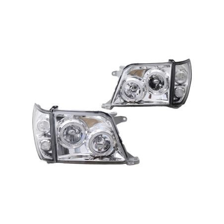 Кристални Фарове TOYOTA LAND CRUISER FJ90 (1996-2003) - хром
