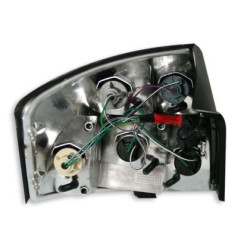 Диодни стопове AUDI A4 (01-04) - червени / хром