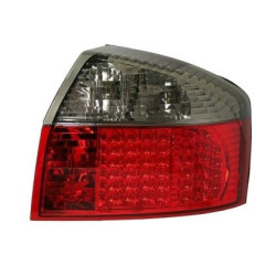 Диодни стопове  AUDI A4  (01-04) - червени / опушен хром