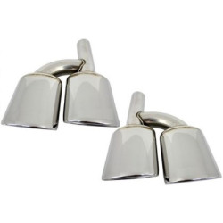 Накрайници за Mercedes W221 S-Class (2005-2012) W164 W166 W211 W212 W218 - AMG дизайн овални