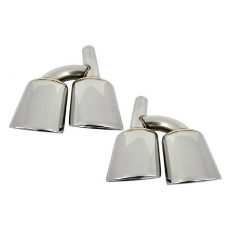 Накрайници за Mercedes W221 S-Class (2005-2012) W164 W166 W211 W212 W218 - AMG дизайн овални