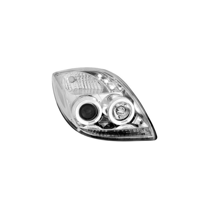 Кристални фарове TOYOTA YARIS (2006-2009)- хром