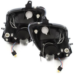 Кристални фарове TOYOTA YARIS (2006-2009)- хром