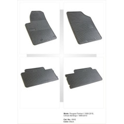 Гумени стелки за PEUGEOT Partner / CITROEN Berlingo (1996-2008) - 5 врати - Предни и задни