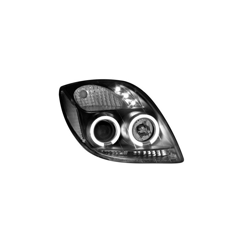 Кристални фарове TOYOTA YARIS (2006-2009)- черни