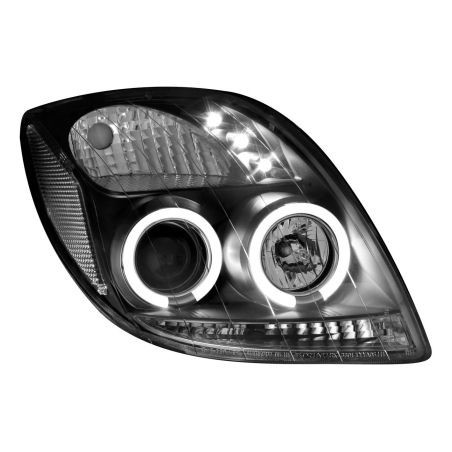 Кристални фарове TOYOTA YARIS (2006-2009)- черни