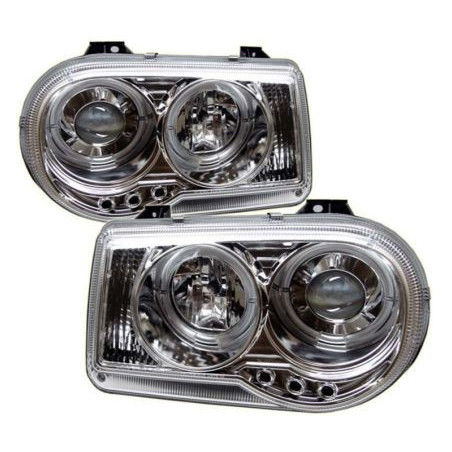 Кристални фарове за Chrysler 300C (2004-2008) - хром