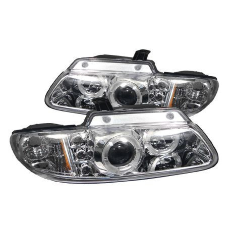 Кристални фарове Chrysler Voyager / Caravan (96-02) - хром