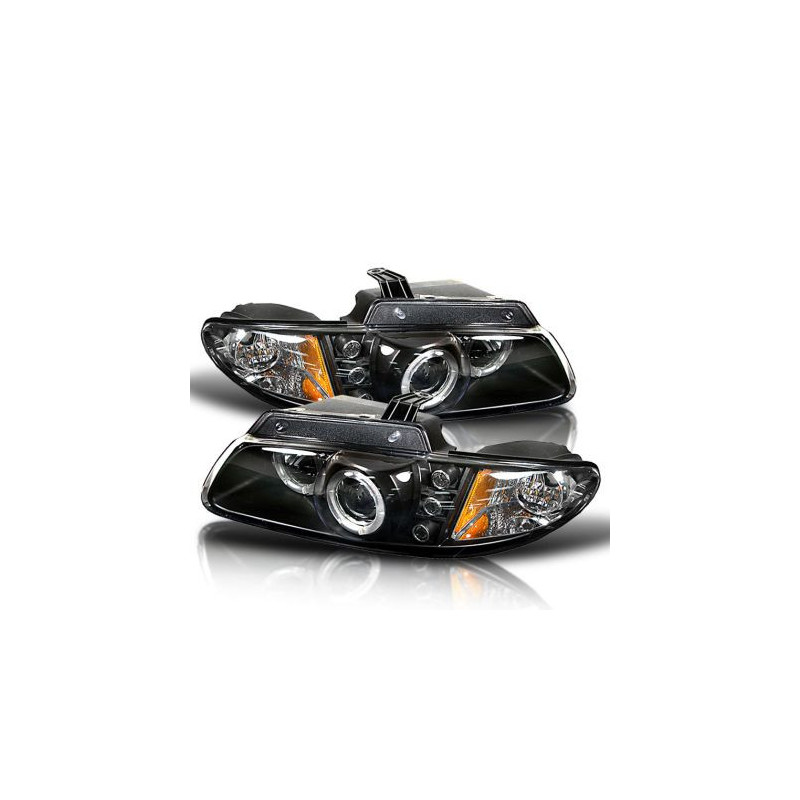 Кристални фарове за Chrysler Voyager (96-02) - черни