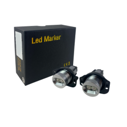 10W Лед крушки за ангелски очи за BMW E90 / E91 - бял цвят