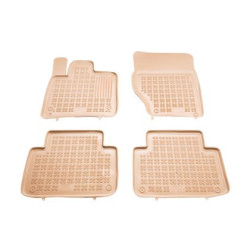 Гумени стелки за AUDI Q7 4L (2005-2015) - тип леген бежов