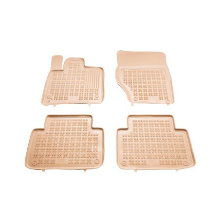 Гумени стелки за AUDI Q7 4L (2005-2015) - тип леген бежов