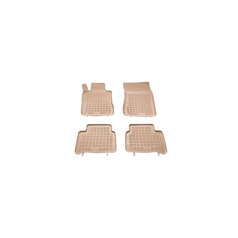 Гумени стелки за MERCEDES E-Class W211 / CLS C219 (2002-2010) - тип леген бежови