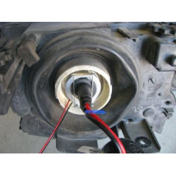 Биксенон лупи за вграждане MINI Метални - за BMW E46 с фабричен дизайн - ретрофит