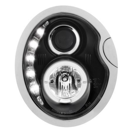 Кристални фарове DAYLINE MINI (02-04) - черни