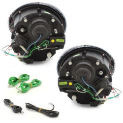 Кристални фарове DAYLINE MINI (02-04) - черни