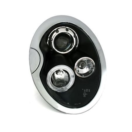 Кристални фарове за Mini Cooper (02-04) - черни