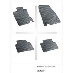 Гумени стелки за NISSAN Qashqai (2013-2021)
