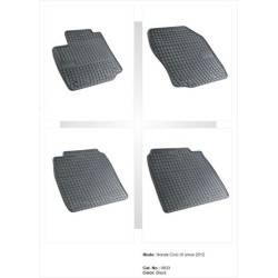 Гумени стелки за HONDA Civic IX (2012-2017) - хечбек