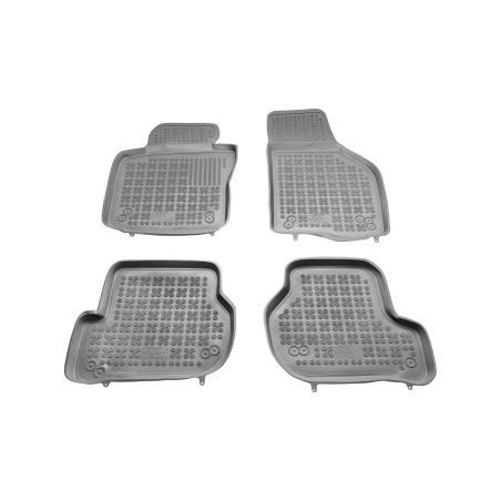 Гумени стелки за VW Golf 5 / Golf 6 / Jetta / Seat Leon (2004-2012) / Sirocco / Octavia 2 (2004-2013) - тип леген сиви