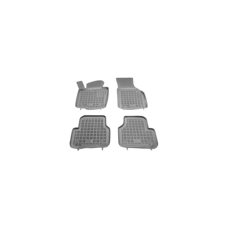 Гумени стелки за VW Passat B6 / B7 (2005-2014) / Tiguan (2007-2016) / Jetta (2010-2018) - тип леген сиви