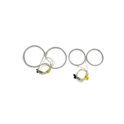 Ангелски Очи за BMW E87 1 серия (2004+) / E60 (2003-2010) - бели