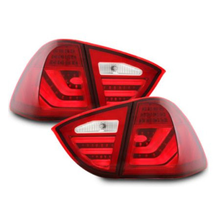 Кристални стопове  с диодни мигачи за BMW E91 комби (05-08) - хром