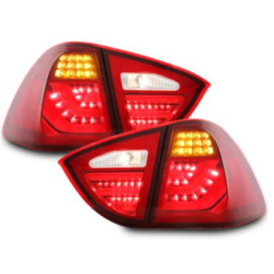 Кристални стопове с диодни мигачи за BMW E91 комби (05-08) - хром