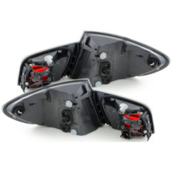 Кристални стопове с диодни мигачи за BMW F10 (2010+) - опушени