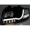 Кристални фарове за Audi A4 B6 Lightbar Design (2001-2004) - черни