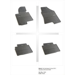 Гумени стелки за HYUNDAI Tucson I (2004-2010) / IX35 (2010-2015) / KIA Sportage III (2010-2015)