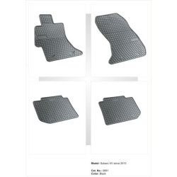 Гумени стелки за Subaru Impreza (2011-2016) / Levorg combi (2016-2020) / XV (2011-2017)