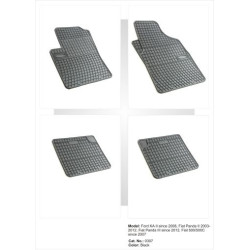 Гумени стелки за FIAT 500 / 500C (2007+) / Panda (2003-2012) / FORD Ka (2008-2016)