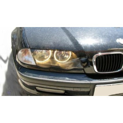 Ангелски Очи Диодни за BMW E46 седан, комби (1998-2005) / купе (1998-2003) с 60 диода - Бял цвят