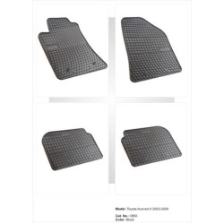Гумени стелки за TOYOTA Avensis II (2003-2009)