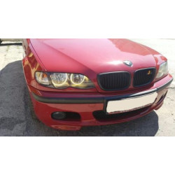 Ангелски Очи Диодни за BMW E46 седан, комби (1998-2005) / купе (1998-2003) с 60 диода - Бял цвят
