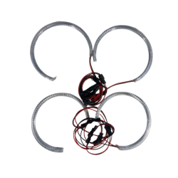 Ангелски Очи Диодни за BMW E46 седан, комби (1998-2005) / купе (1998-2003) с 60 диода - Бял цвят