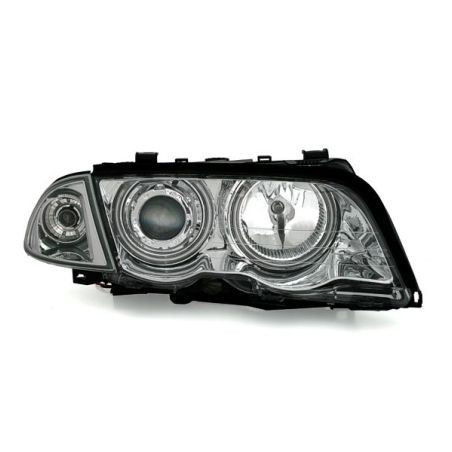 Кристални фарове за BMW E46 седан (1998-2001) - хром